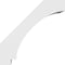 Ekena Millwork 5 1/2-in. W x 18-in. D x 18-in. H Imperial Architectural Grade PVC Knee Brace BRCP055X18X18IMP - alternate 5